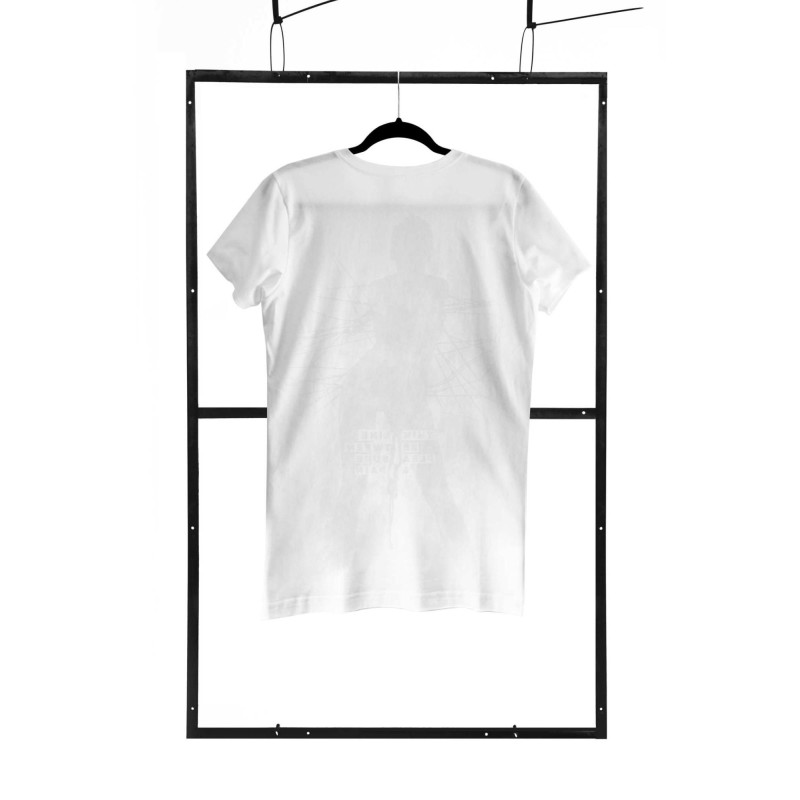 T-shirt men white S regular